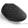 LUIMOTO (Hex-Diamond) Rider Seat Cover for the HARLEY DAVIDSON STREET BOB (2018+)